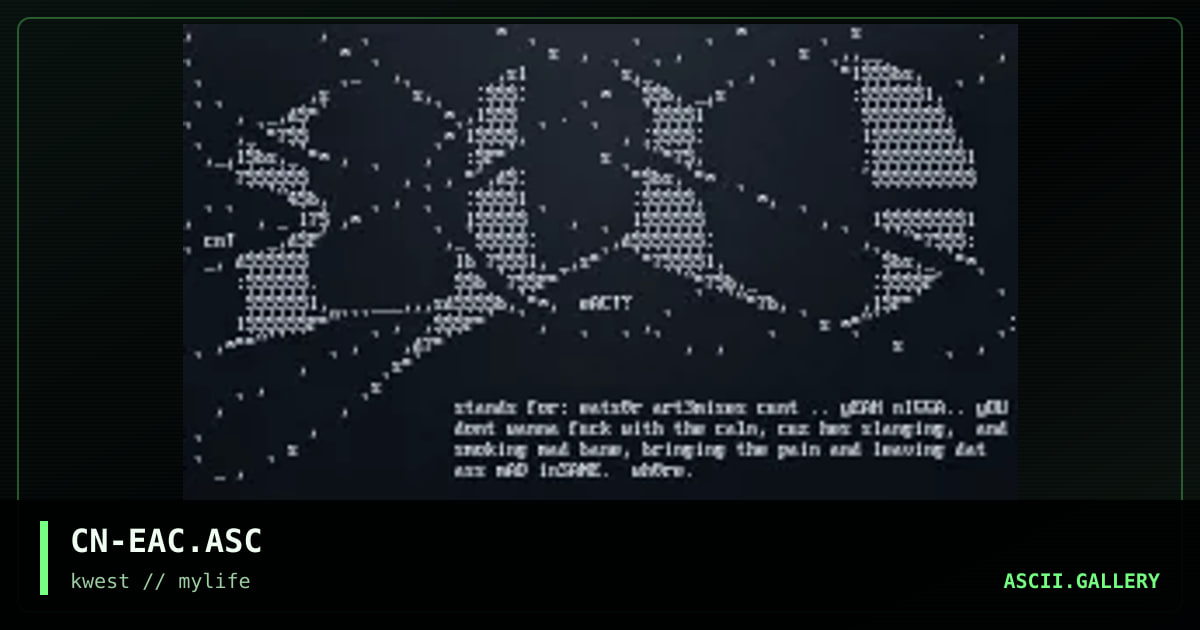 CN-EAC.ASC, by cain, 1997