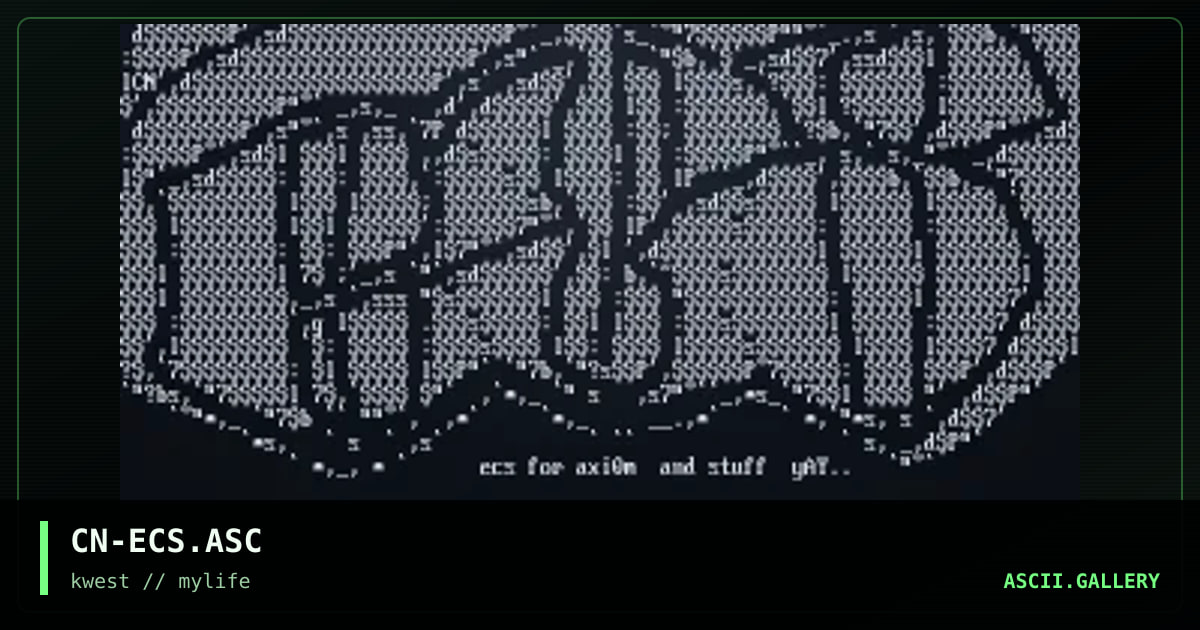 CN-ECS.ASC, by cain, 1997