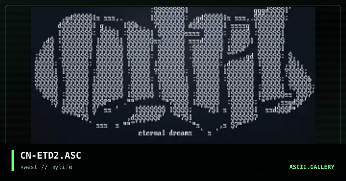 CN-ETD2.ASC, by cain, 1997