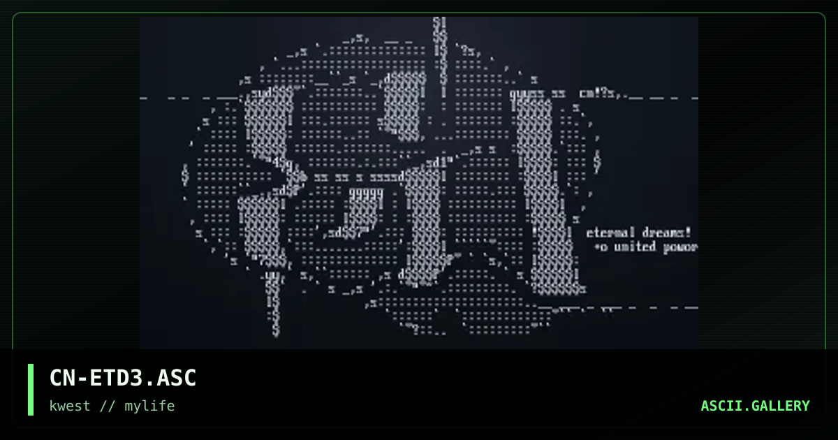 CN-ETD3.ASC, by cain, 1997