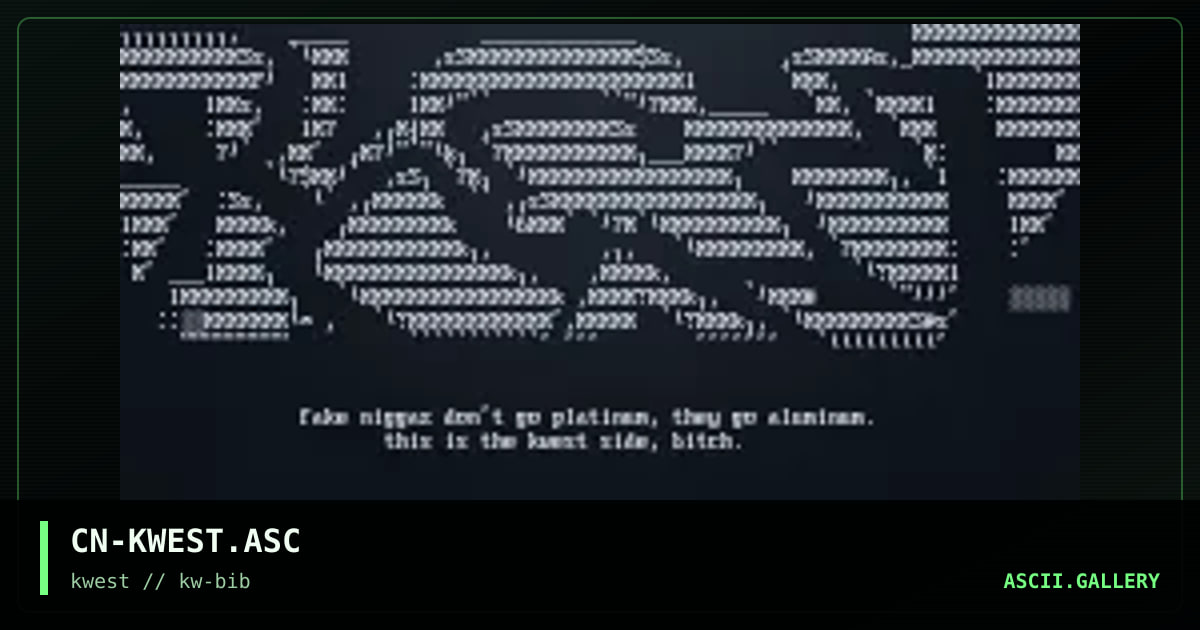 CN-KWEST.ASC, by cain, 1998