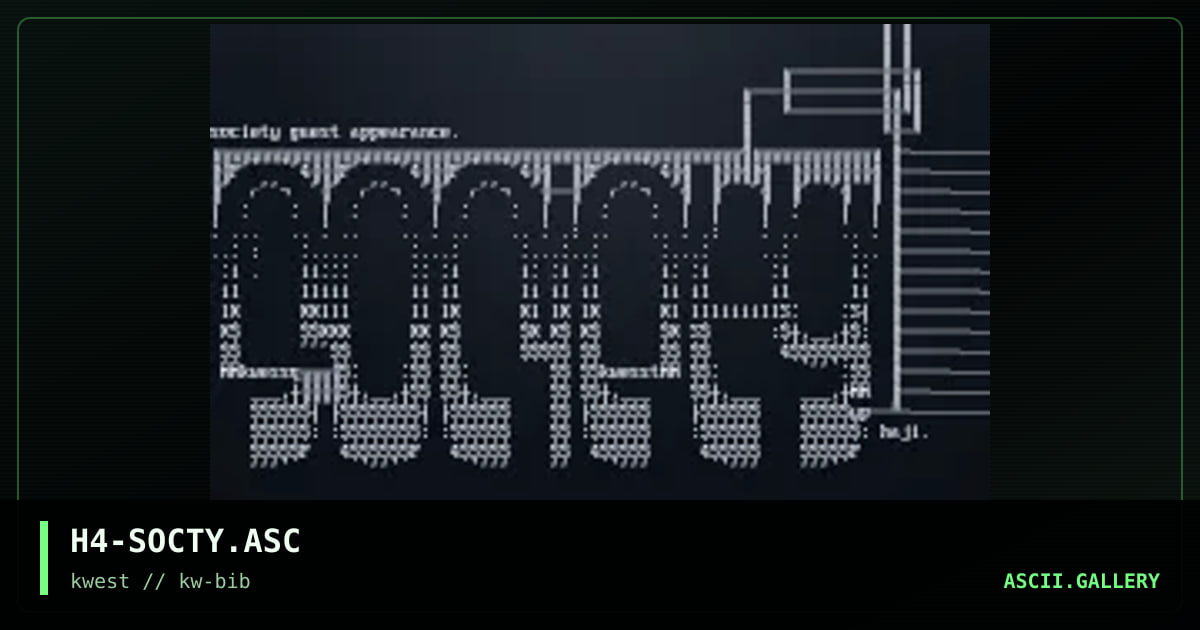 H4-SOCTY.ASC, by haji, 1998