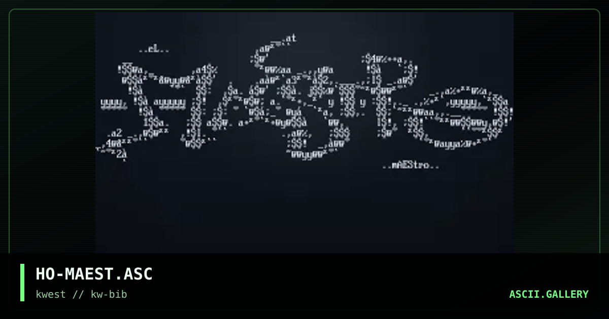 HO-MAEST.ASC, by holocaust, 1998