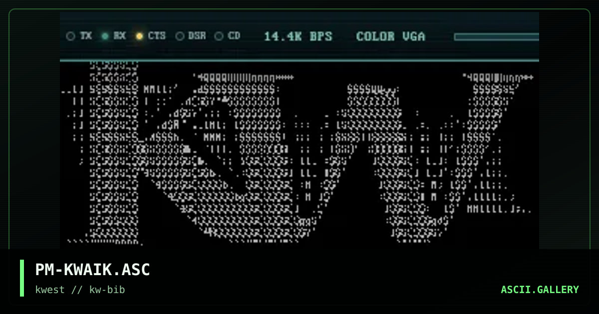 PM-KWAIK.ASC, by polymorph, 1998