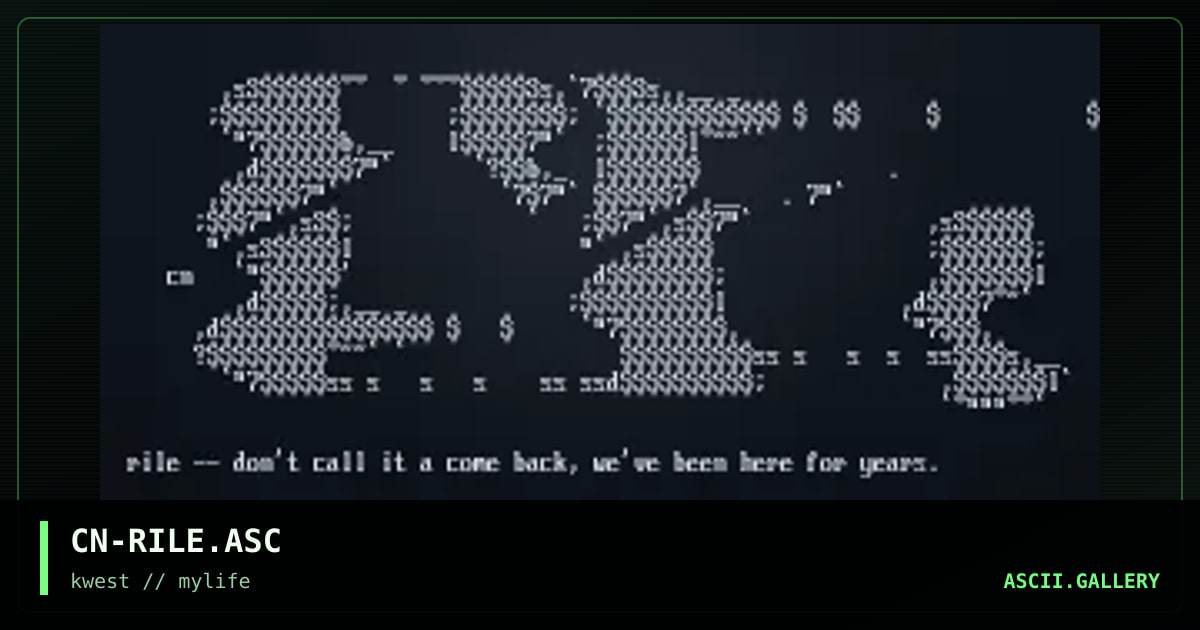 CN-RILE.ASC, by cain, 1997