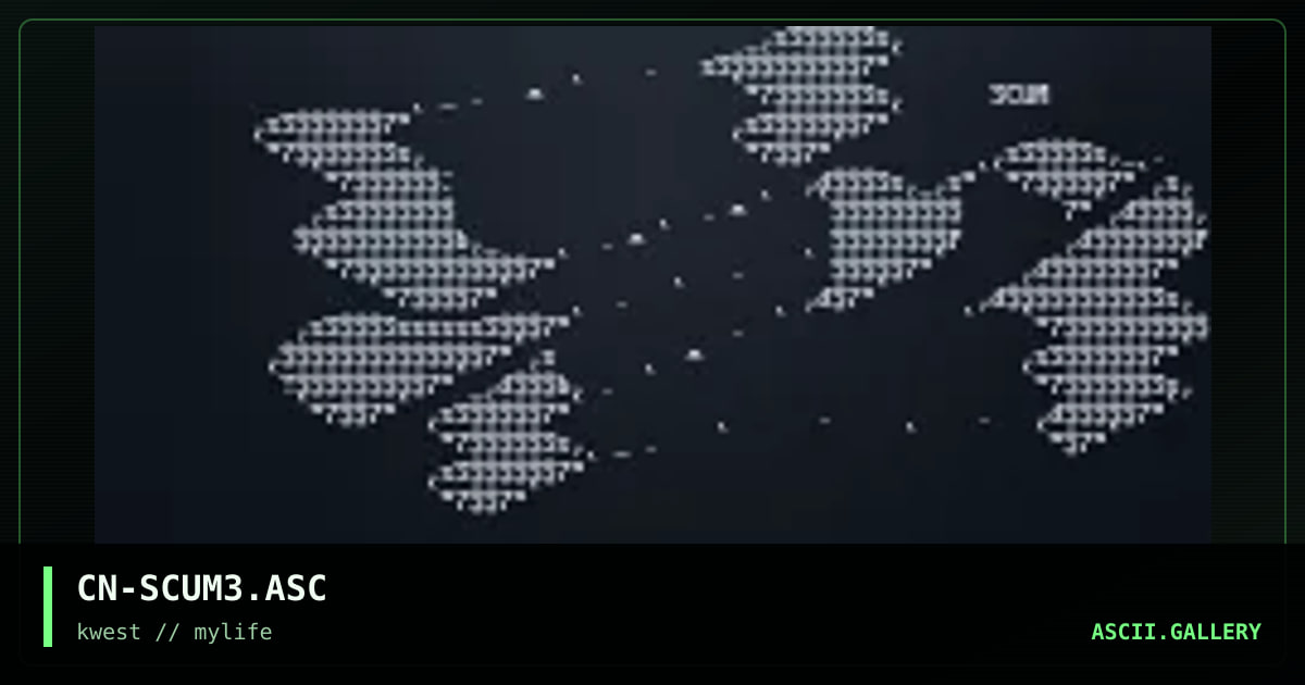 CN-SCUM3.ASC, by cain, 1997