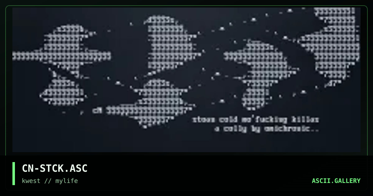 CN-STCK.ASC, by cain, 1997