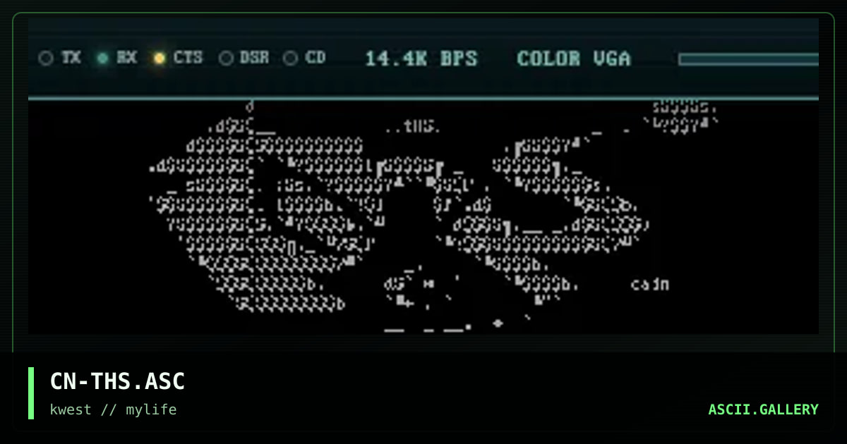 CN-THS.ASC, by cain, 1997