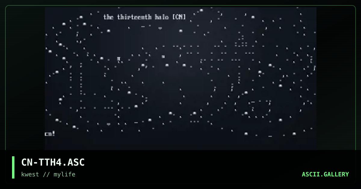 CN-TTH4.ASC, by cain, 1997