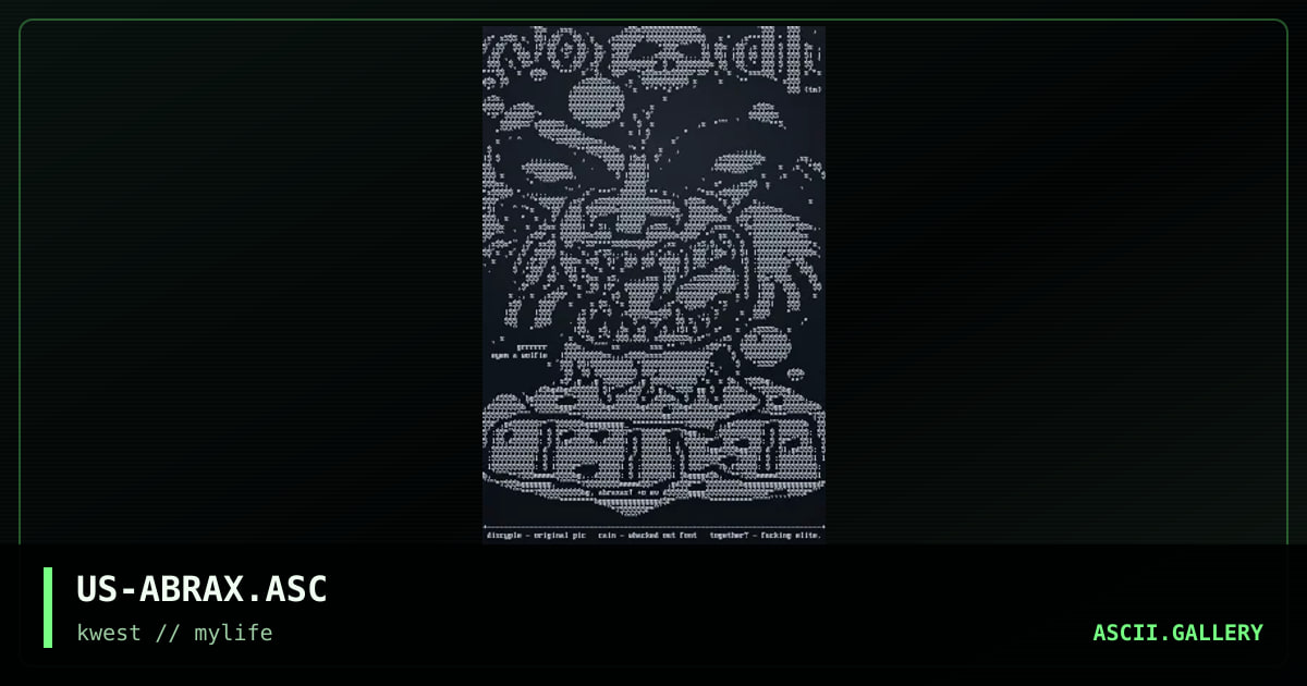 US-ABRAX.ASC, by cain, 1997