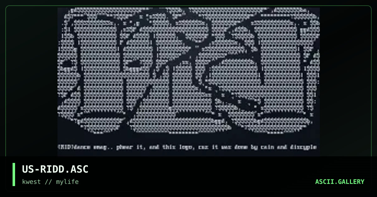US-RIDD.ASC, by cain, 1997