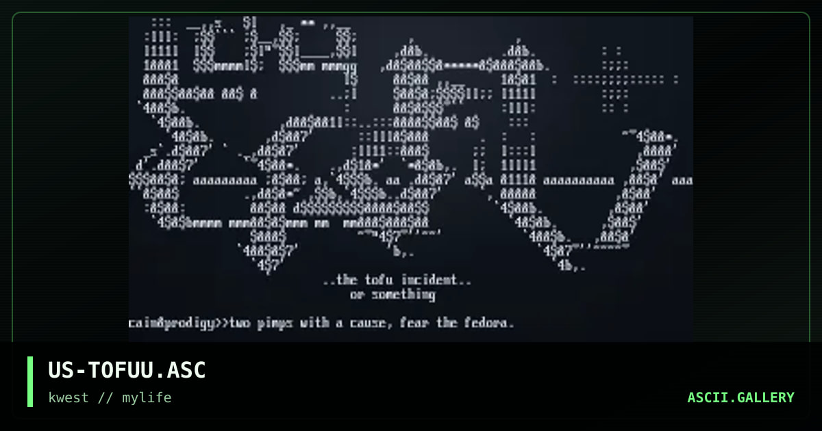 US-TOFUU.ASC, by cain, 1997
