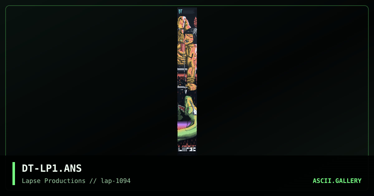 Lapse Promotional, by delirium tremens, 1994