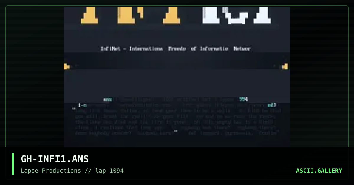 InfiNet, by ghent, 1994
