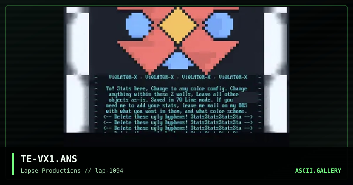 Violator X, by tae, 1994