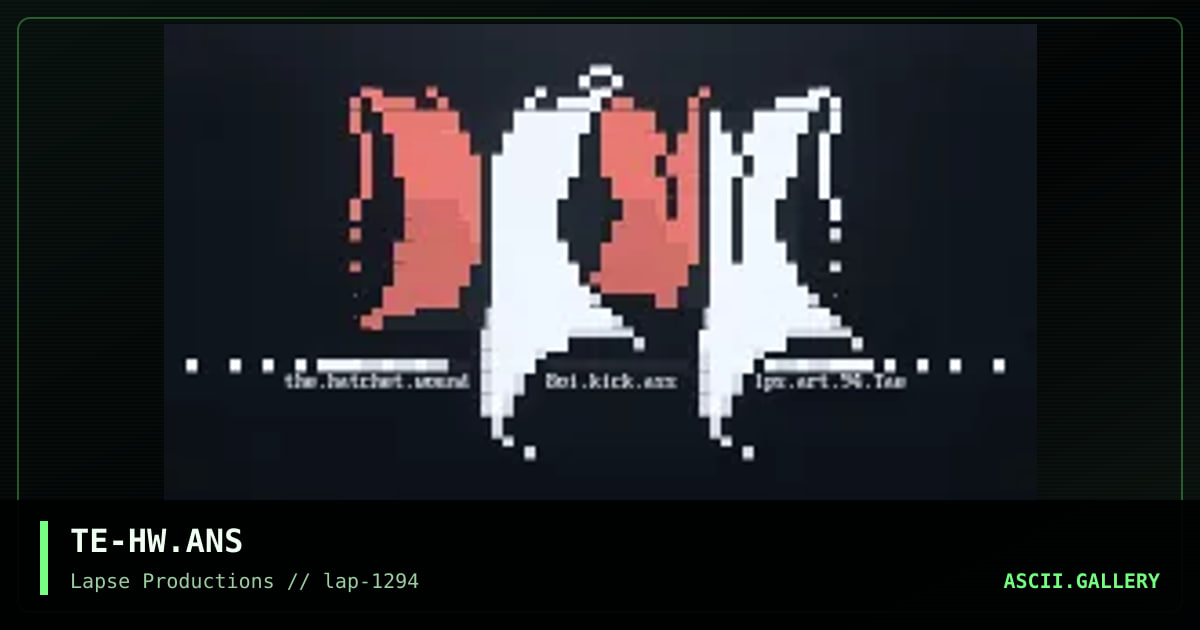 The Hatchet Wound Logo, by tae, 1994
