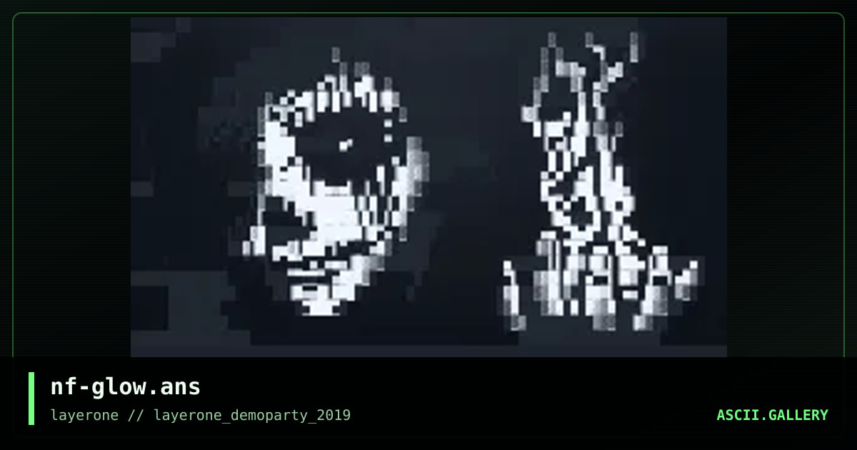 glow, by necrofiliac, 2019