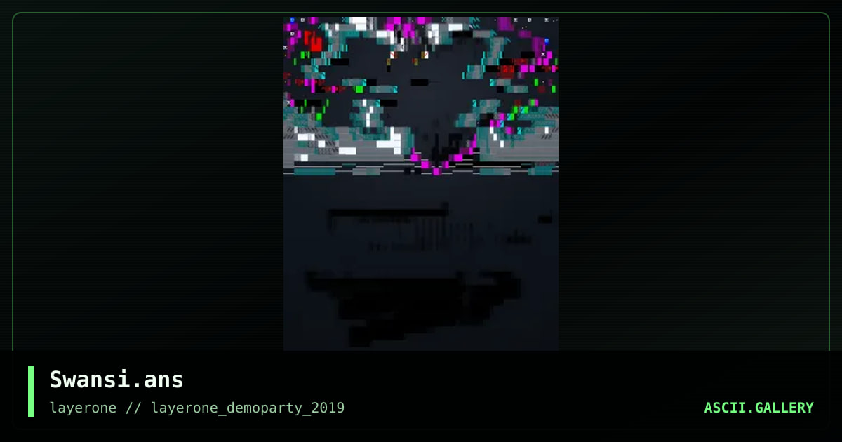 swansi, by shapes, 2019