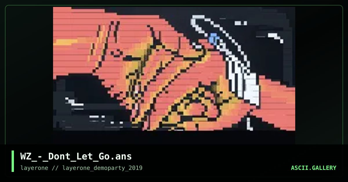 Don't let go; You have to let go, by whazzit, 2019