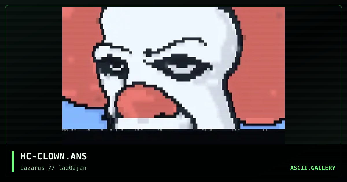 clown, by hachi, 1997