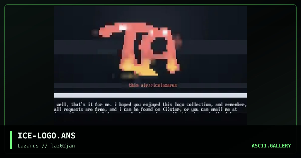 ice's logo collection, by iceage, 1997