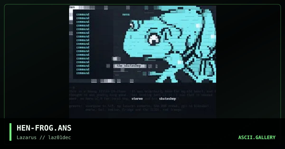 frog remix, by hennifer, 1996