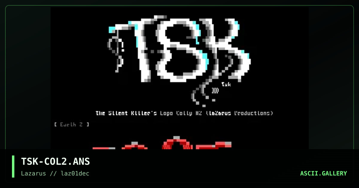 tsk's logo colly #2, by the silent killer, 1996