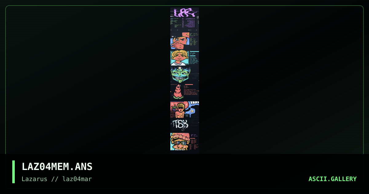 lazarus memberlist #04, by untagged, 1997