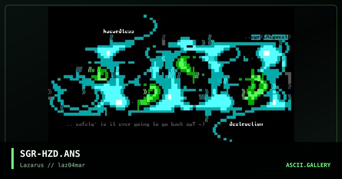 hazardless d., by sugar less, 1997