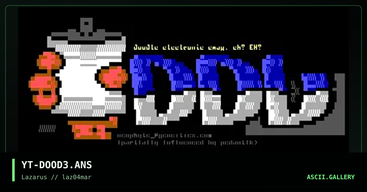 doodle emag, by neophyte, 1997