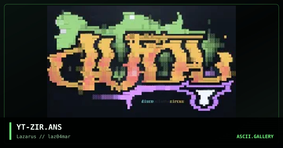 YT-ZIR.ANS, by neophyte, 1997