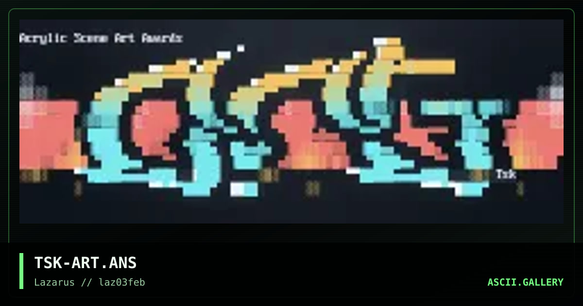 TSK-ART.ANS, by the silent killer, 1997