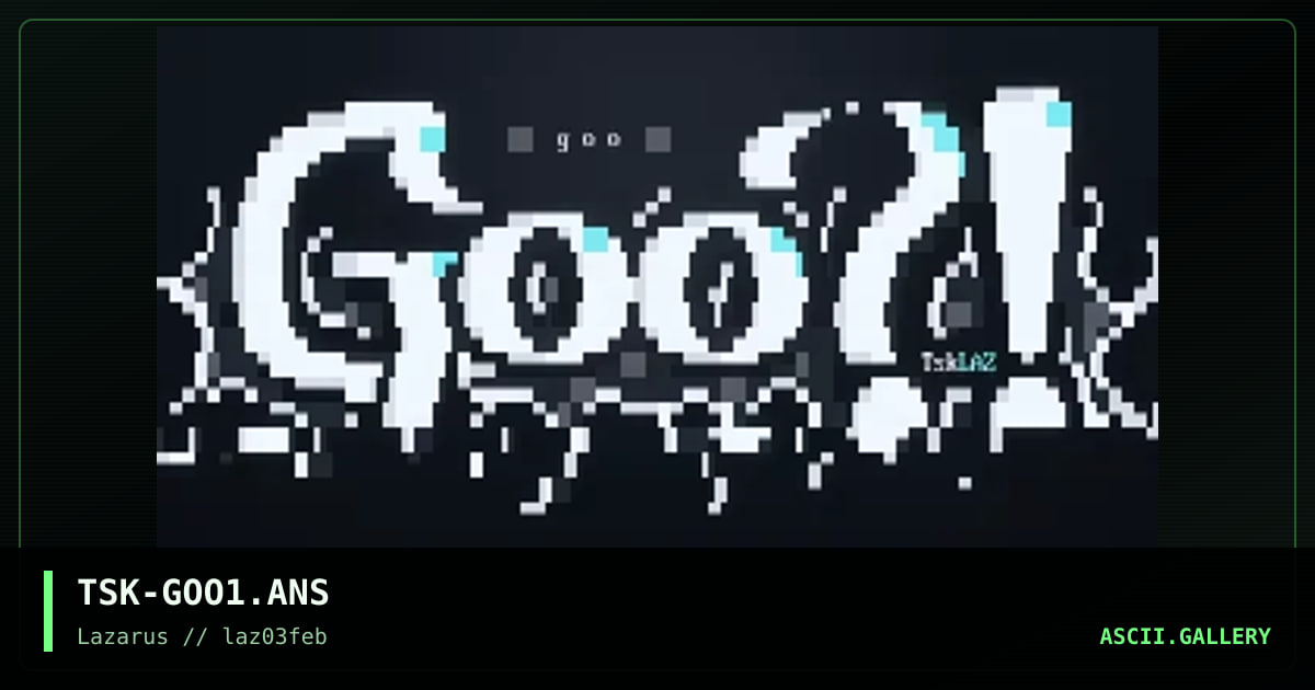 TSK-GOO1.ANS, by the silent killer, 1997