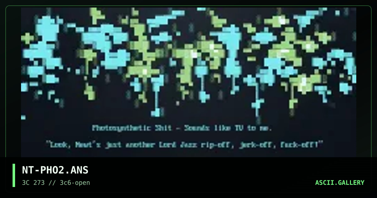 NT-PHO2.ANS, by nootropic, 1996