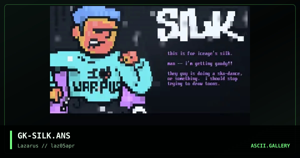 silk, by grind king, 1997