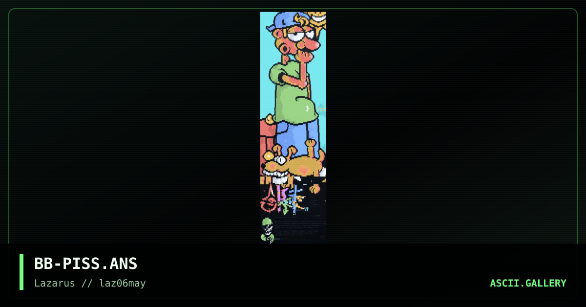Piss Boy, by bare bonez, 1997