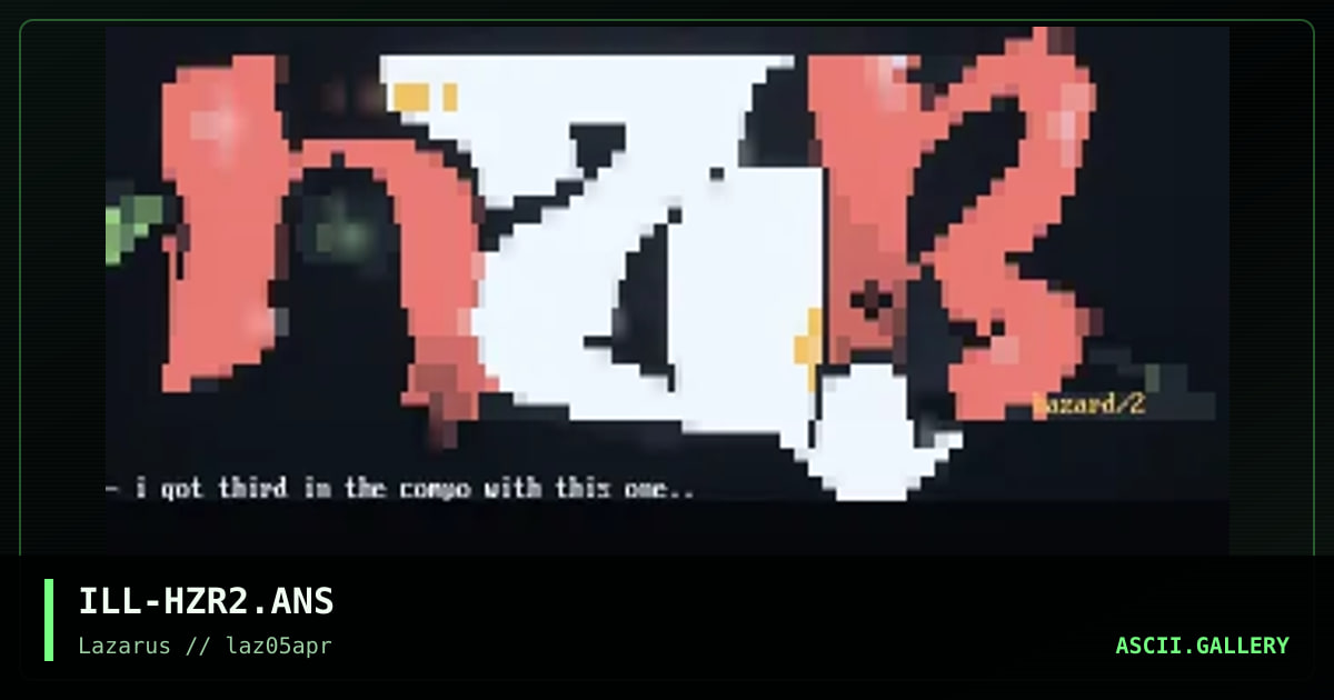 hazard/2 (compo), by illogic, 1997