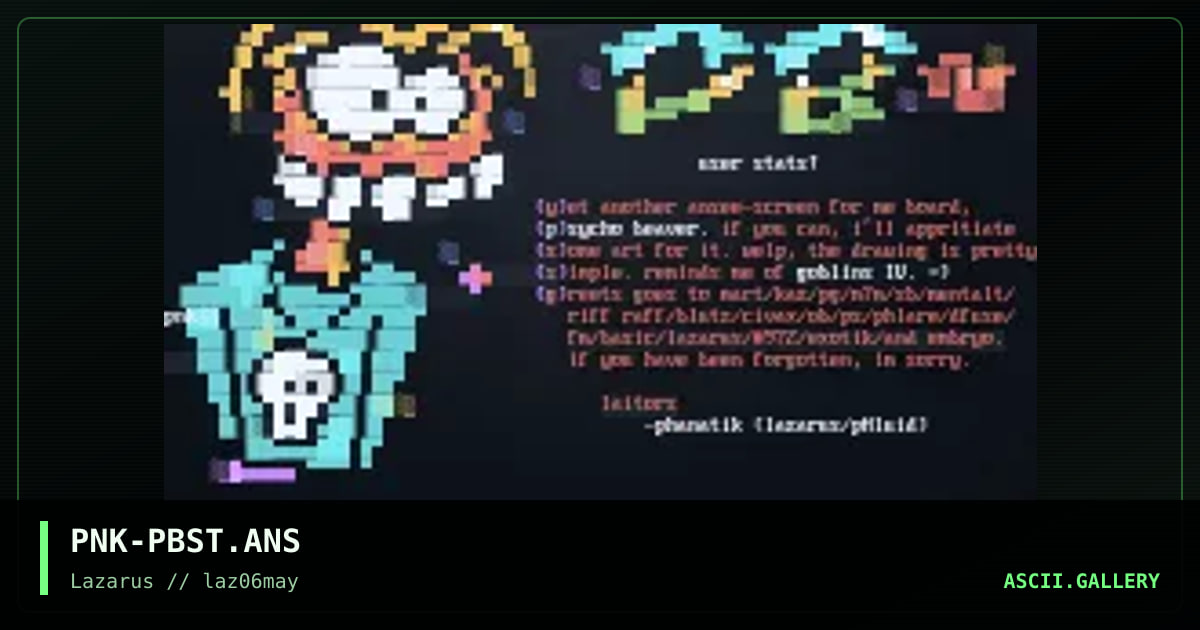 psycho beaver, by phanatik, 1997