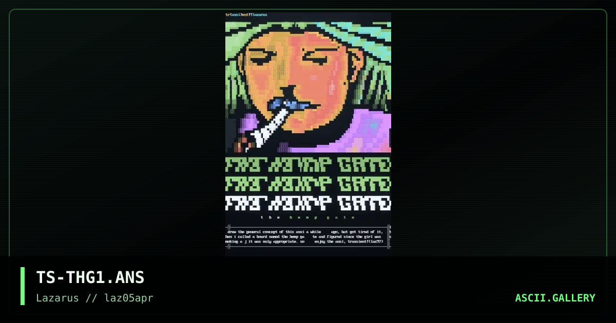 the hemp gate, by transient, 1997