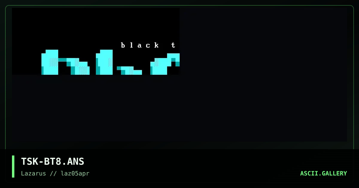 TSK-BT8.ANS, by the silent killer, 1997