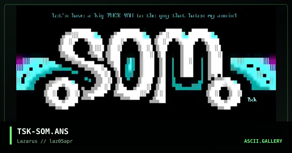 TSK-SOM.ANS, by the silent killer, 1997