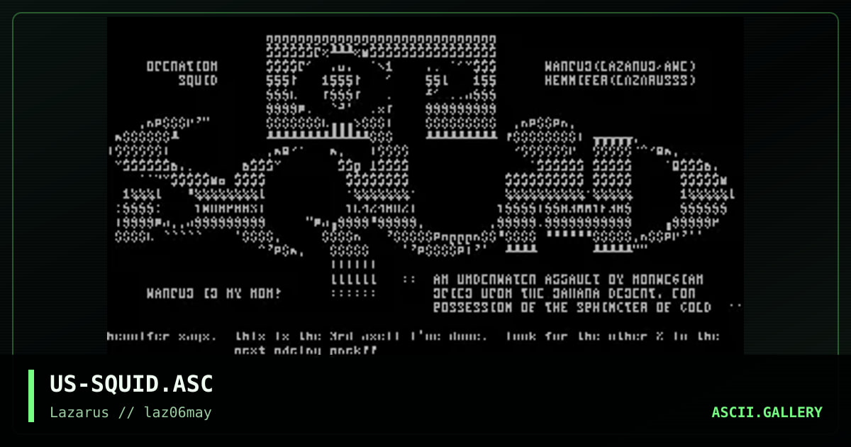 ZQSQUITD!, by hennifer, warpus, 1997