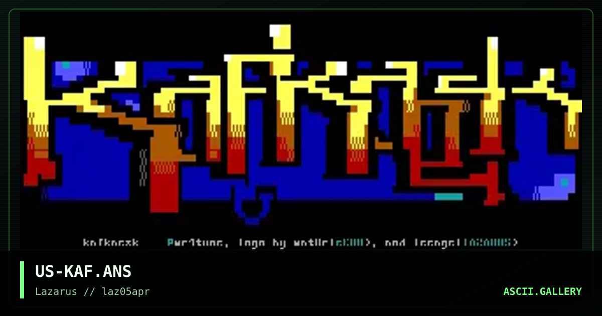 Kafkaesk, by wat0r, iceage, 1997