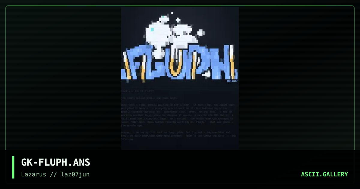 Fluph, by grind king, 1997