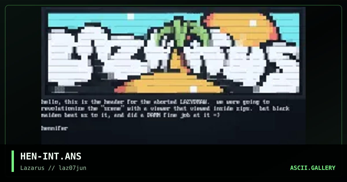 laz(y)view 1.00 interface, by hennifer, 1997