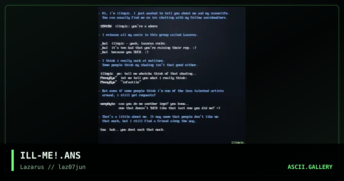 about illogic., by illogic, 1997