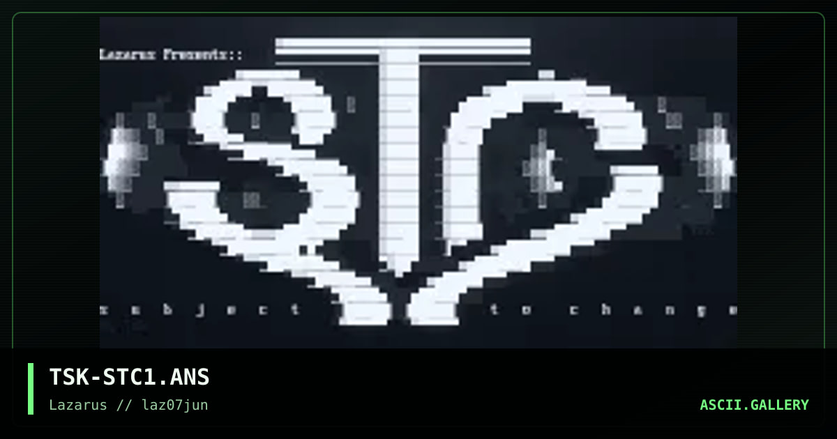 TSK-STC1.ANS, by the silent killer, 1997