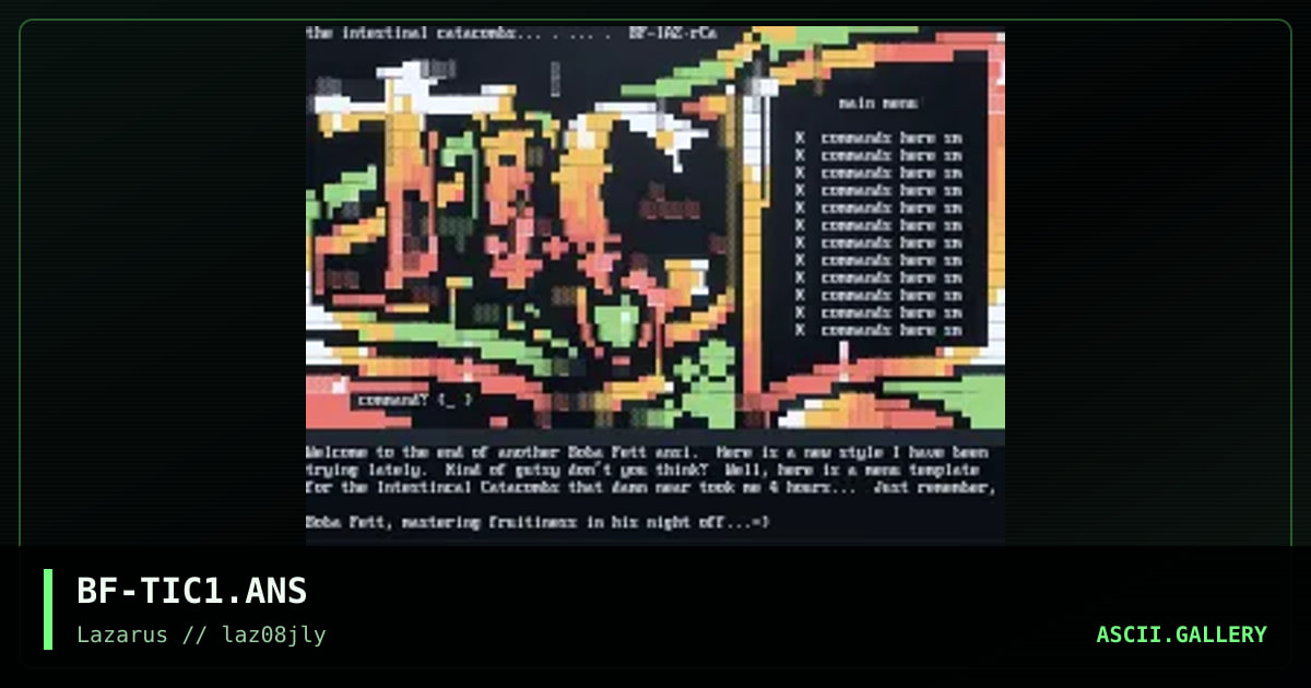 TIC!, by boba fett, 1997