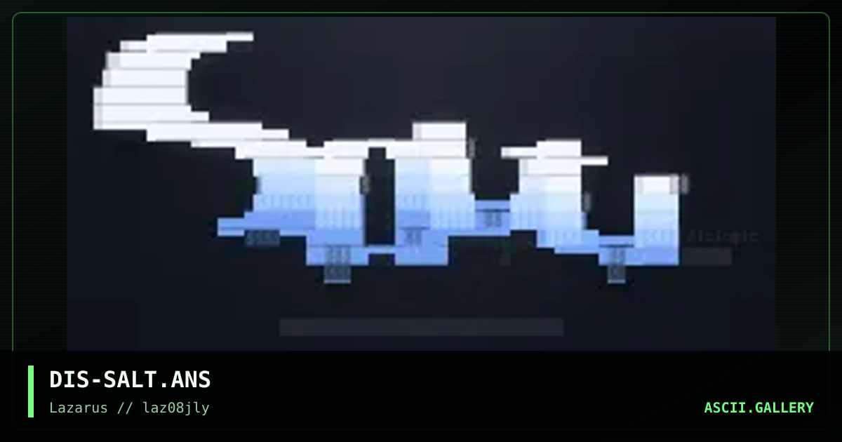 salt, by dislogic, 1997