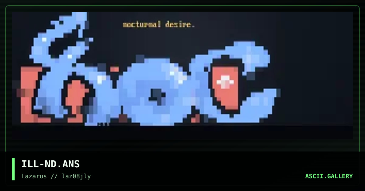 nocturnal desire, by illogic, 1997